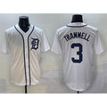 Detroit Tigers #3 Alan Trammell White Puhics Cool Base Stitched Jersey