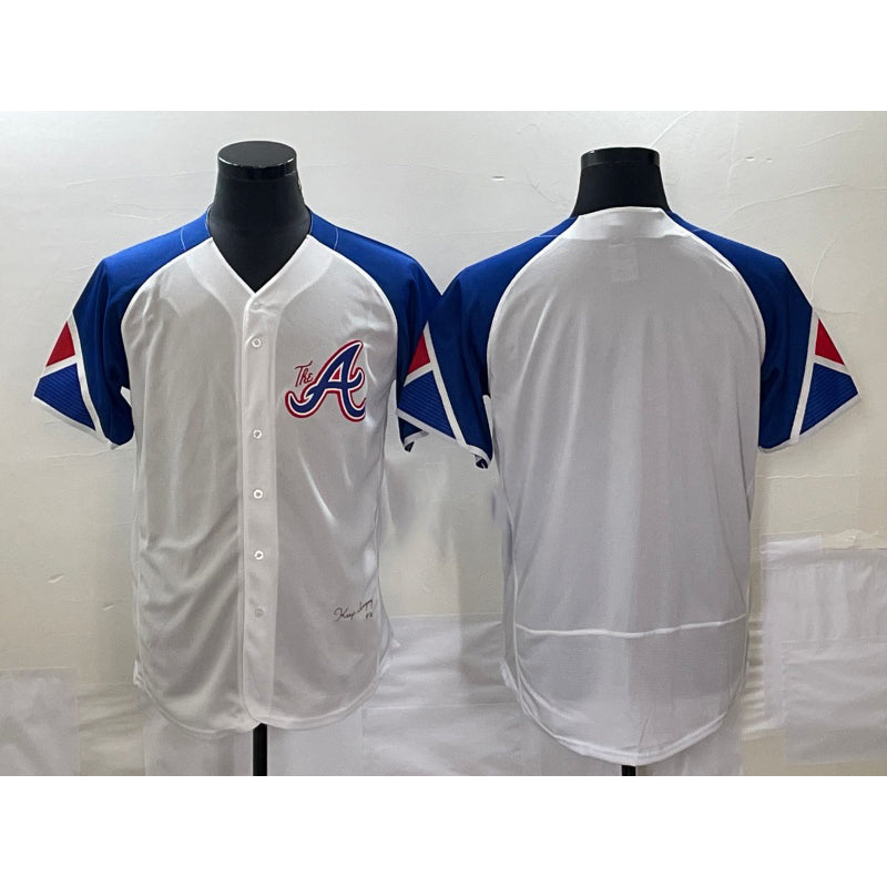 Atlanta Braves Blank White Puhics 2023 City Connect Flex Base Stitched Jersey