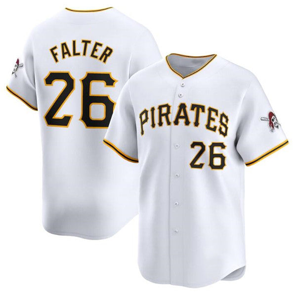 Pittsburgh Pirates #26 Bailey Falter White Puhics Home Limited Stitched Jersey