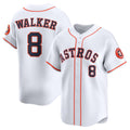 Houston Astros #8 Christian Walker White Puhics Home Limited Player Jersey