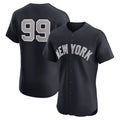 New York Yankees #99 Aaron Judge Navy Puhics Alternate 1 Elite Player Jersey