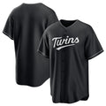 Minnesota Twins Blank Black Puhics Lights Out Limited Stitched Jersey