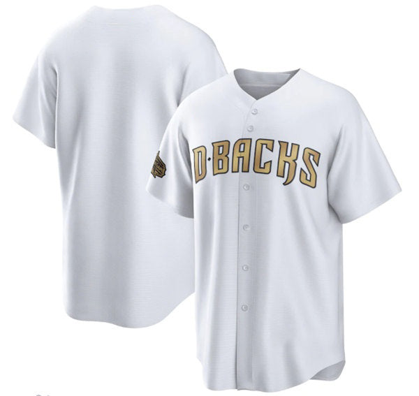Arizona Diamondbacks Blank White Puhics 2022 All-Star Cool Base Stitched Jersey
