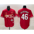 St. Louis Cardinals #46 Paul Goldschmidt Red Puhics 2024 City Connect Limited Stitched Jersey