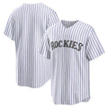 Colorado Rockies White Puhics Home Replica Team Jersey