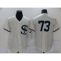 Chicago White Sox #73 Yermin Mercedes 2021 Cream Puhics Field of Dreams Cool Base Stitched Jersey