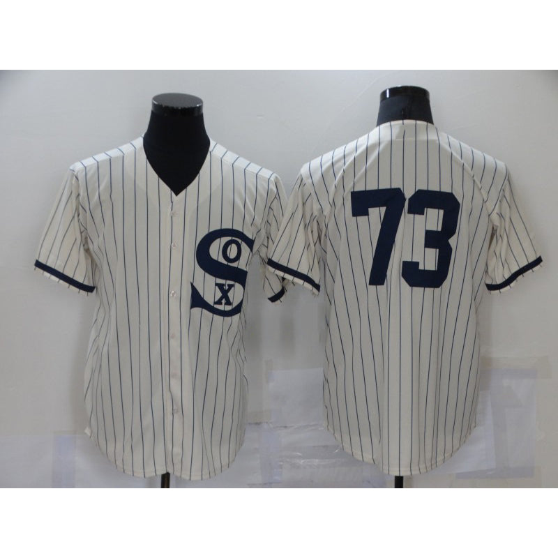 Chicago White Sox #73 Yermin Mercedes 2021 Cream Puhics Field of Dreams Cool Base Stitched Jersey