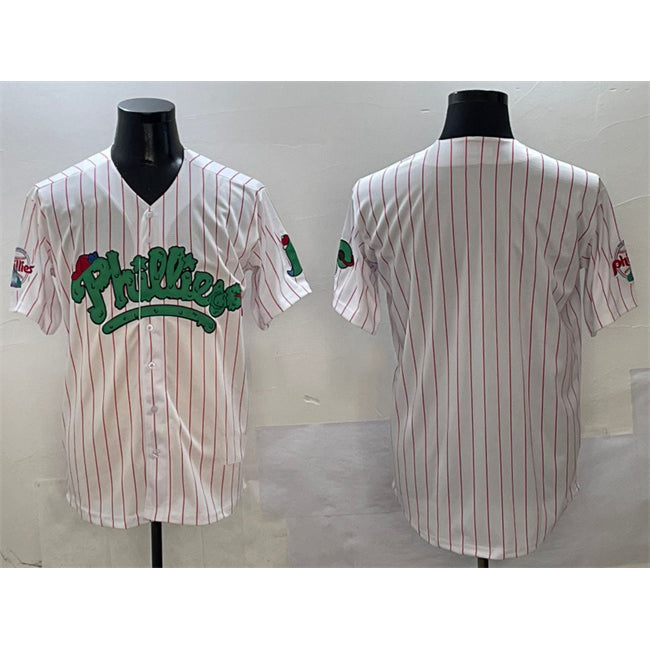 Philadelphia Phillies Blank White Puhics Phanatic Limited Stitched Jersey