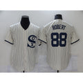 Chicago White Sox #88 Luis Robert 2021 Cream Navy Puhics Field of Dreams Name Flex Base Stitched Jersey