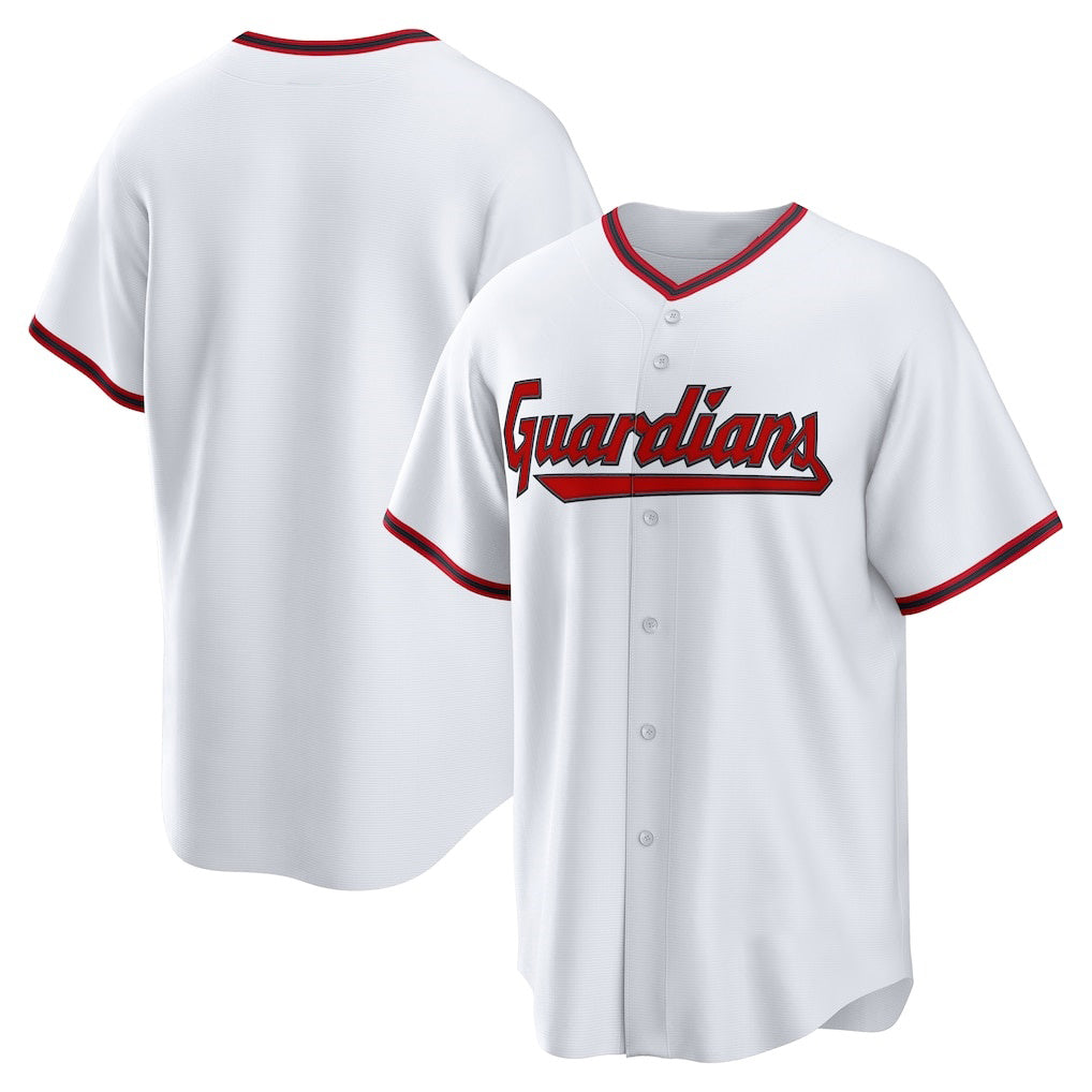 Cleveland Guardians White Puhics Home Replica Jersey