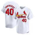 St. Louis Cardinals #40 Willson Contreras White Puhics Home Limited Player Jersey