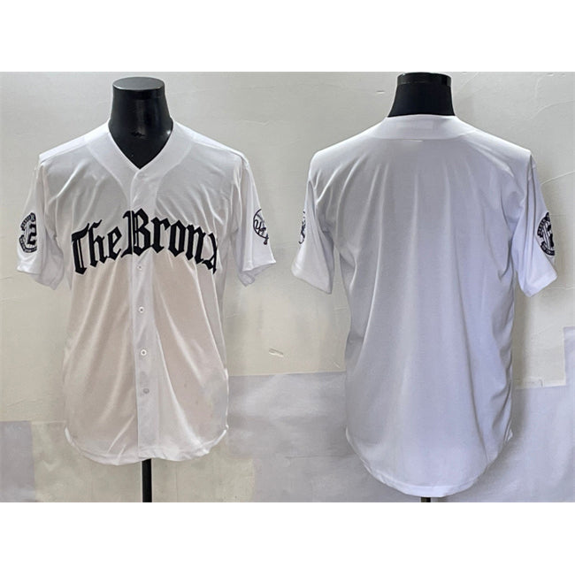 New York Yankees Blank White Puhics 'Gothic Legacy Edition' Vapor Premier Limited Stitched Jersey