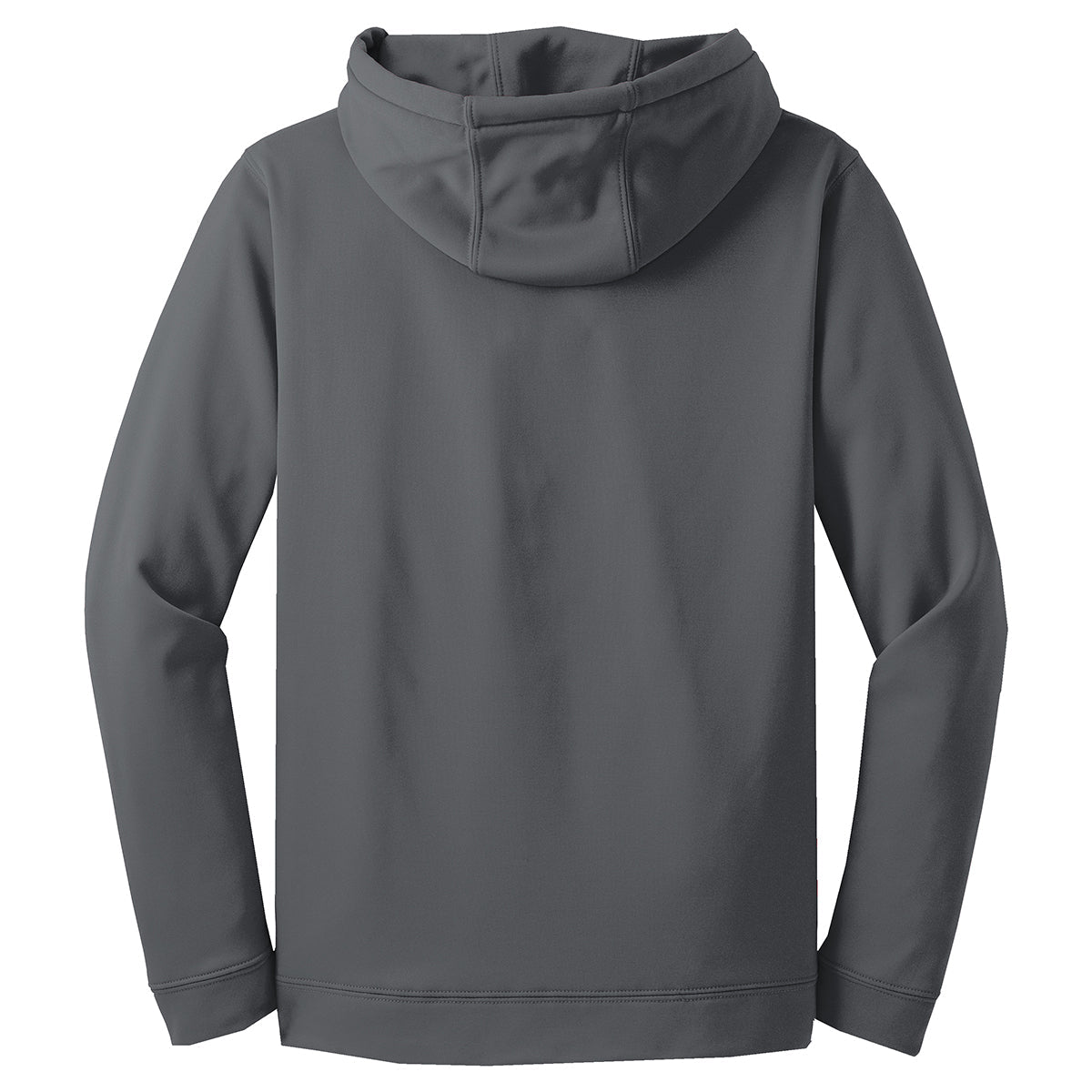 Puhics Men's Dark Smoke Grey Sport-Wick Fleece Hooded Pullover