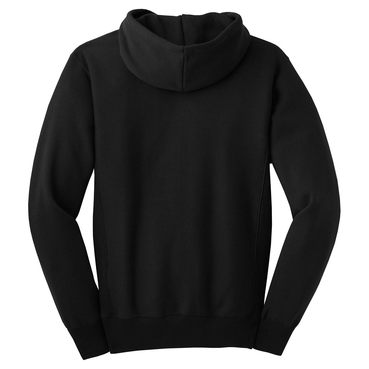 Puhics Men's Black Super Heavyweight Pullover Hooded Sweatshirt