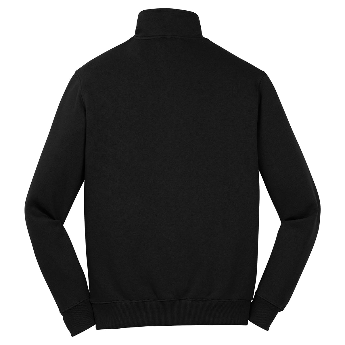 Puhics Men's Black 1/4-Zip Sweatshirt