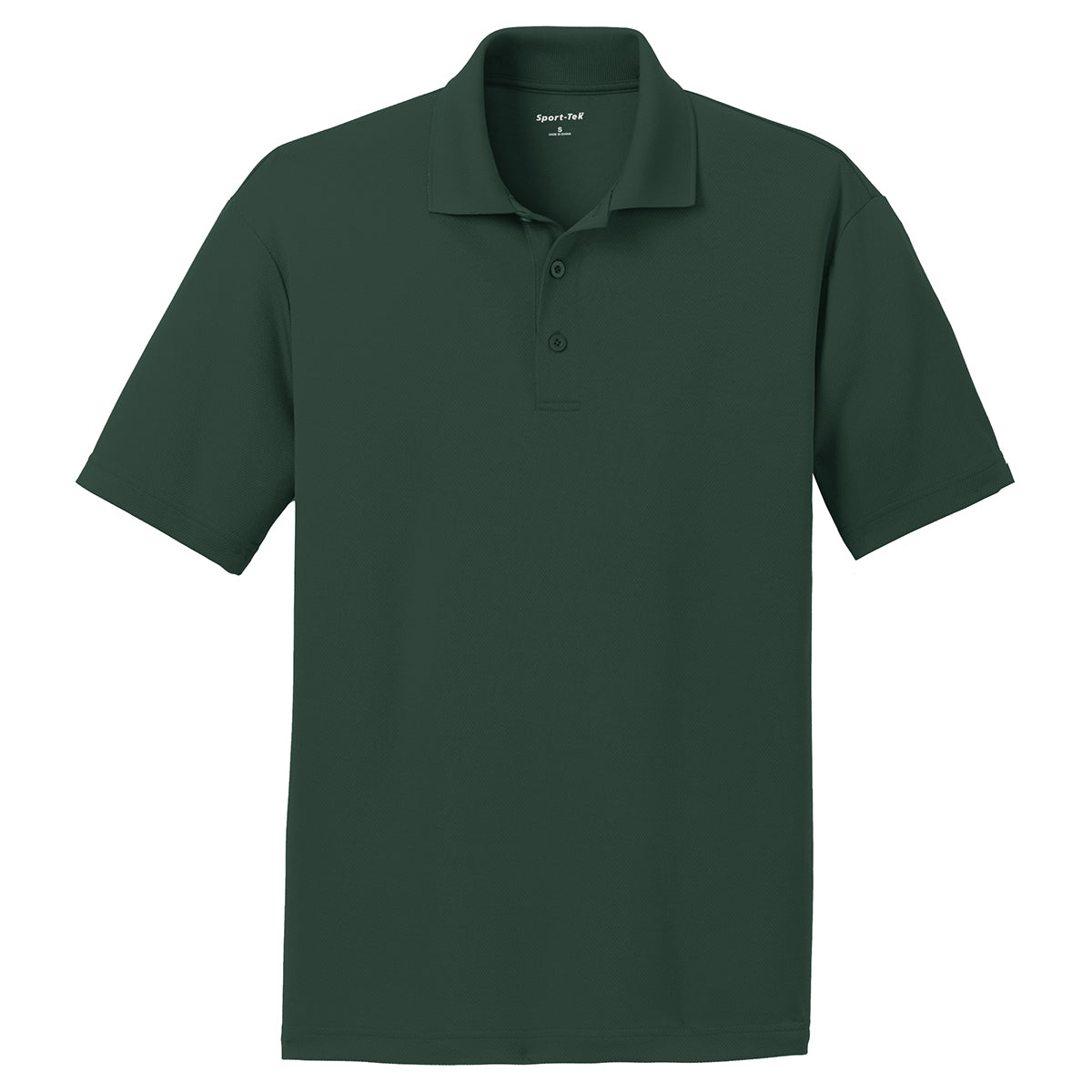 Puhics Men's Dark Forest Green PosiCharge RacerMesh Polo
