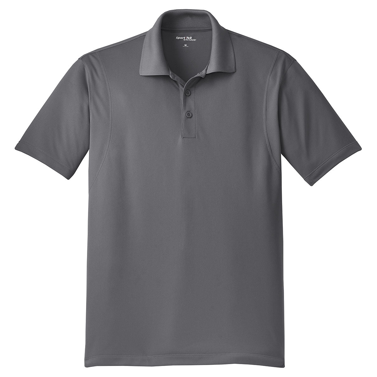 Puhics Men's Iron Grey Micropique Sport-Wick Polo