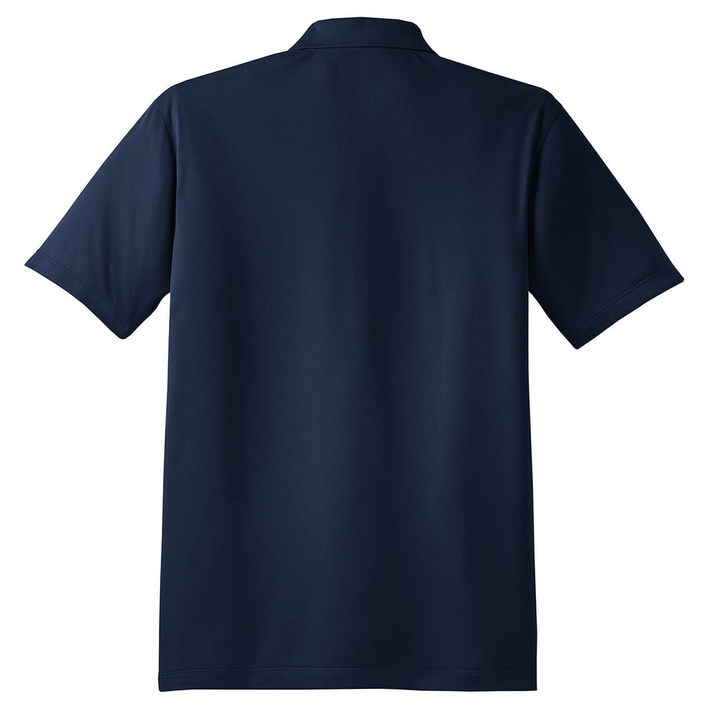 Puhics Men's True Navy Micropique Sport-Wick Polo