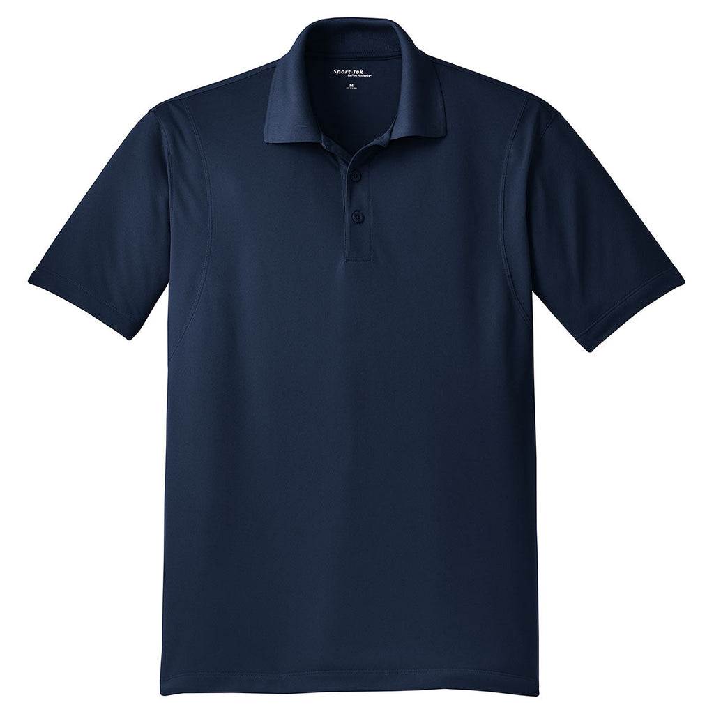 Puhics Men's True Navy Micropique Sport-Wick Polo