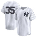 New York Yankees #35 Cody Bellinger White Puhics 2024 Home Limited Stitched Jersey