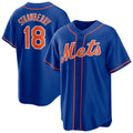 New York Mets #18 Darryl Strawberry Royal Puhics Alternate Replica Player Jersey