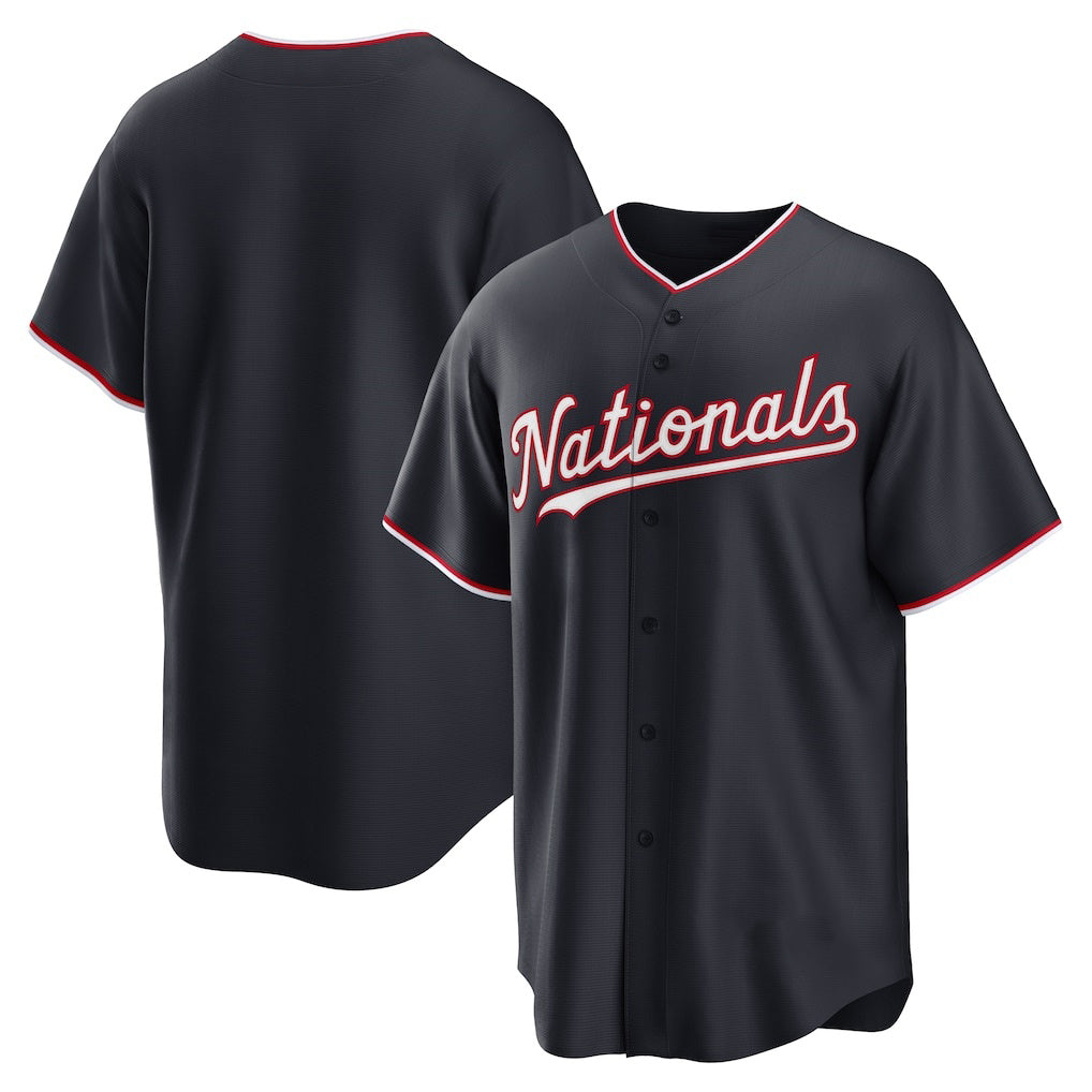Washington Nationals Navy Puhics Alternate Replica Jersey