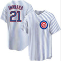 Chicago Cubs #21 Sh¨­ta Imanaga White Puhics Cool Base Stitched Baseball Jersey