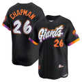 San Francisco Giants #26 Matt Chapman Black Puhics Anthracite 2025 City Connect Limited Jersey