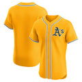 Oakland Athletics Gold Puhics Alternate 2 Elite Jersey