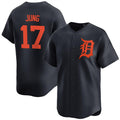 Detroit Tigers #17 Jace Jung Black Puhics 2024 Alternate Limited Stitched Jersey