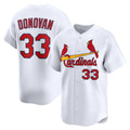 St. Louis Cardinals #33 Brendan Donovan White Puhics Home Limited Player Jersey