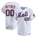Custom New York Mets White Puhics Home Limited Pick-A-Player Retired Roster Jersey