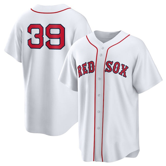 Boston Red Sox #39 Marcelo Mayer White Puhics 2024 Cool Base Stitched Jersey