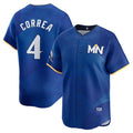 Minnesota Twins #4 Carlos Correa Royal Puhics 2024 City Connect Limited Stitched Jersey