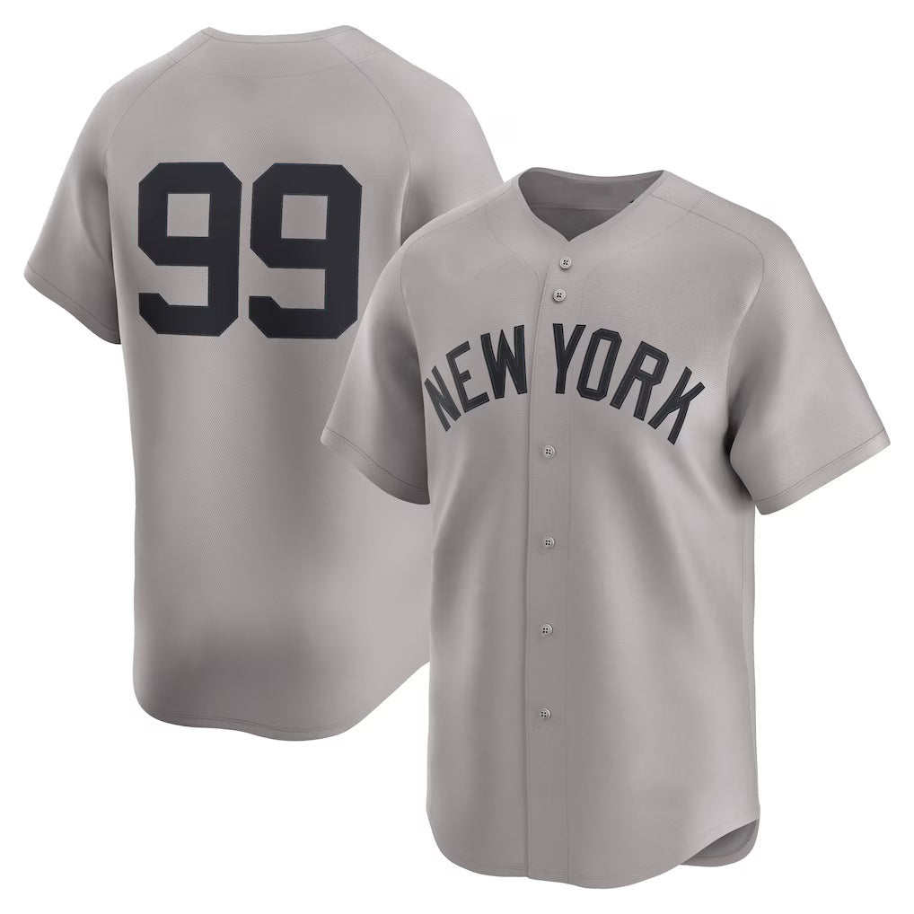 New York Yankees #99 Aaron Judge Gray Puhics Road Limited Player Jersey
