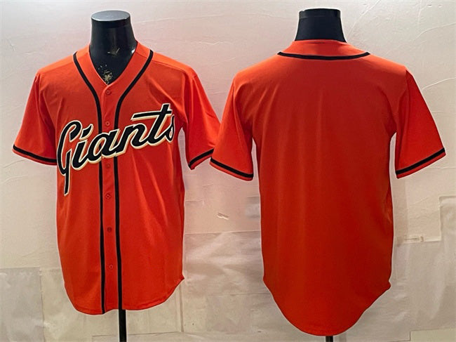 San Francisco Giants Blank Orange Puhics Cool Base Stitched Jersey