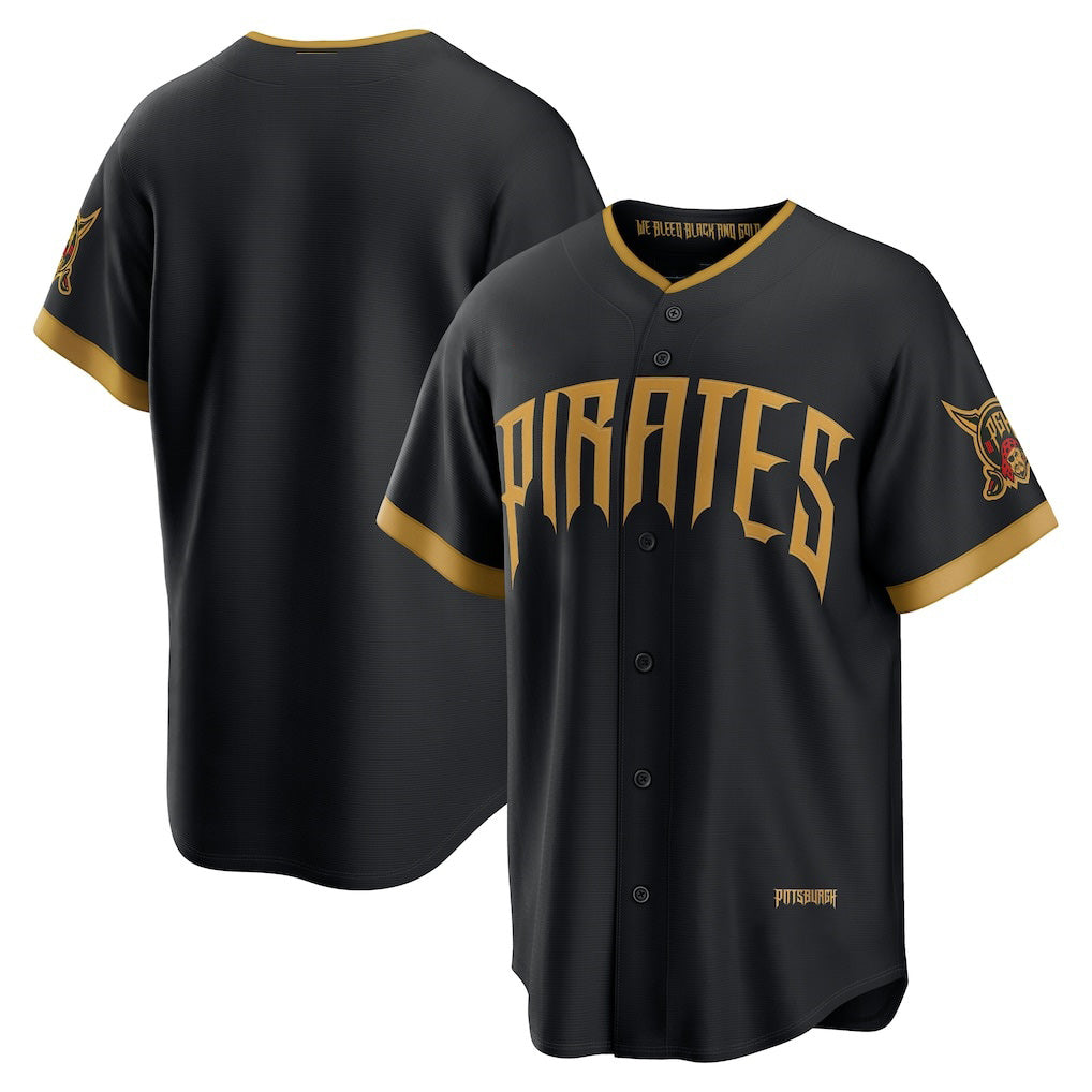 Pittsburgh Pirates Black Puhics 2026 City Connect Stadium Jersey