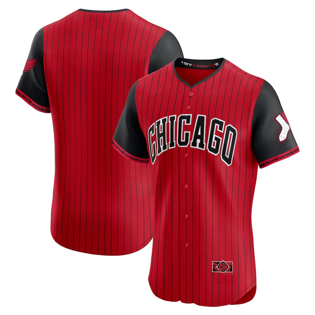 Chicago White Sox Red-Black Puhics 2025 City Connect Elite Jersey