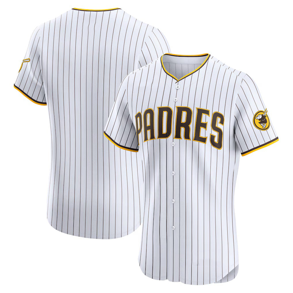 San Diego Padres White Puhics Home Elite Jersey