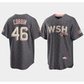 Washington Nationals #46 Patrick Corbin 2022 Grey Puhics City Connect Cherry Blossom Cool Base Stitched Jersey