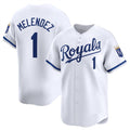 Kansas City Royals #1 MJ Melendez White Puhics 2024 Home Limited Stitched Jersey