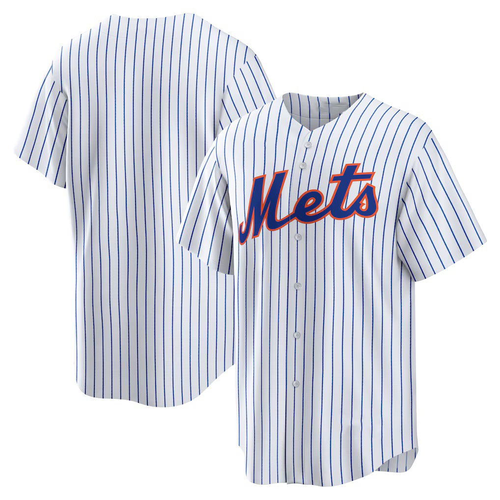 New York Mets White Puhics Home Replica Team Jersey