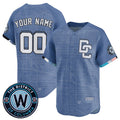 Custom Washington Nationals ACTIVE PLAYER Blue Puhics 2025 City Connect Limited Stitched Jersey