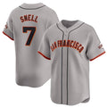San Francisco Giants #7 Blake Snell Gray Puhics Away Limited Stitched Jersey