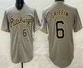 Pittsburgh Pirates #6 Konnor Griffin Grey Puhics Limited Jersey