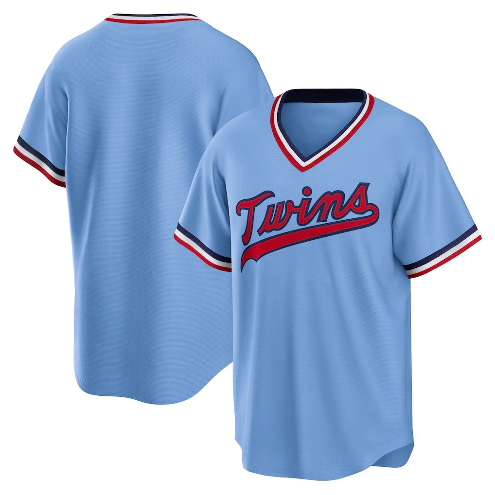 Minnesota Twins Light Blue Puhics Road Cooperstown Collection Team Jersey