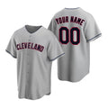 Custom Cleveland Indians Gray Puhics 2020 Stitched Cool Base Road Jersey