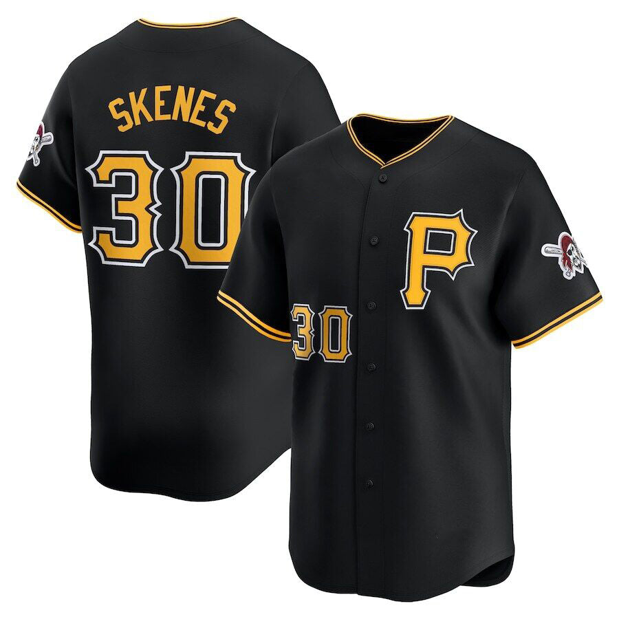 Pittsburgh Pirates #30 Paul Skenes Black Puhics Alt Limited Jersey
