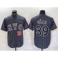 New York Mets #39 Edwin Diaz Gray Puhics 2024 City Connect Cool Base Jerseys