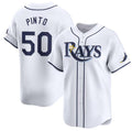 Tampa Bay Rays #50 Rene Pinto White Puhics Home Limited Stitched Jersey